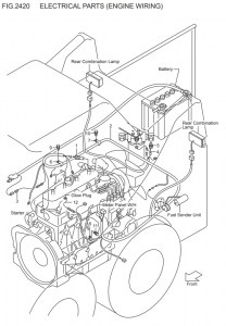 /FIG.2420 ELECTRICAL PARTS (ENGINE WIRING)